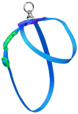 Шлейка для собак Легко надеть, голубая